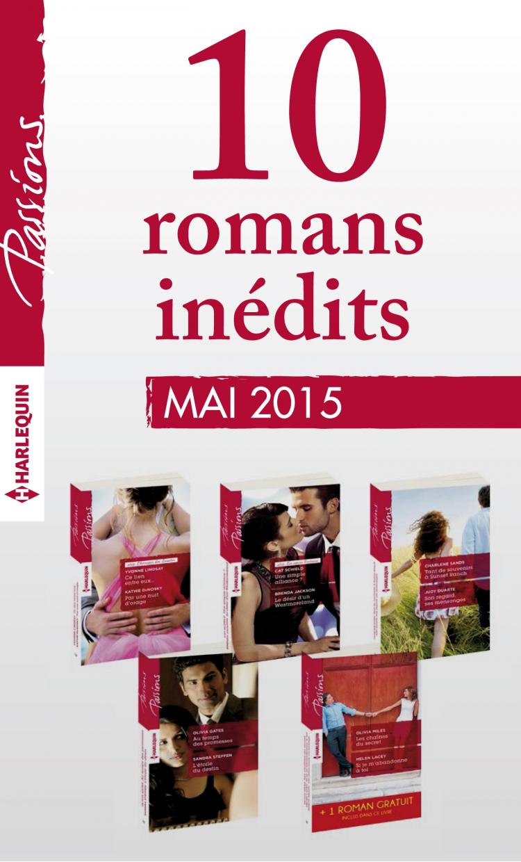Pack mensuel Passions : 10 romans + 1 gratuit (mai 2015)