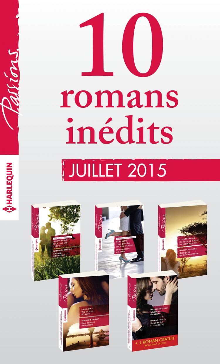 Pack mensuel Passions : 10 romans + 1 gratuit + 1 bonus (juin 2015)