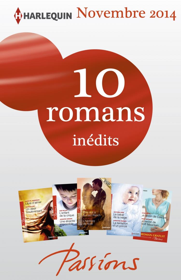 Pack mensuel Passions : 10 romans + 1 gratuit (novembre 2014)