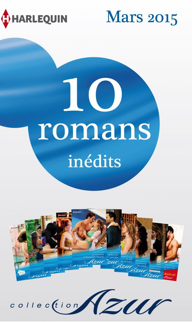 Pack mensuel Azur : 10 romans + 1 gratuit (mars 2015)