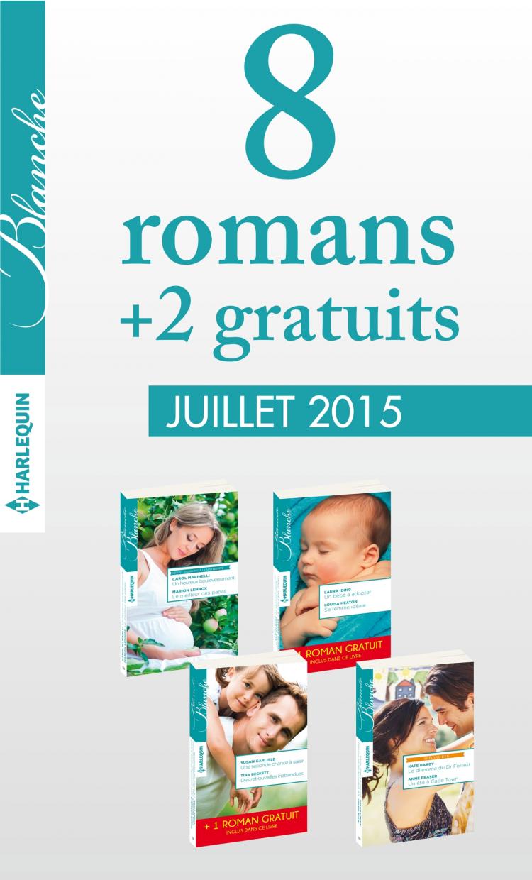 Pack mensuel Blanche : 8 romans + 2 gratuits (juin 2015)