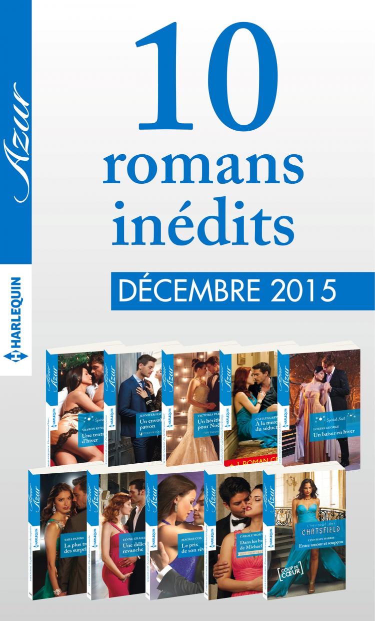 Pack mensuel Azur : 10 romans + 1 gratuit (décembre 2015)