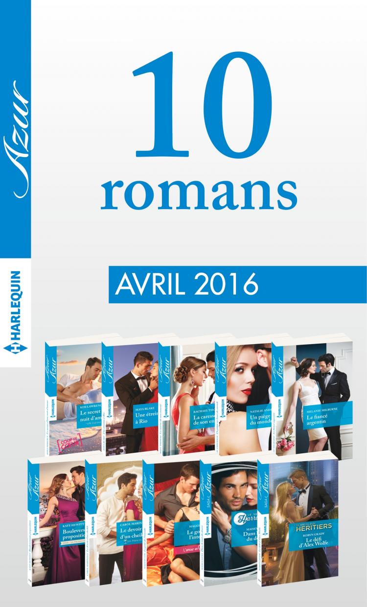 Pack mensuel Azur : 10 romans (avril 2016)