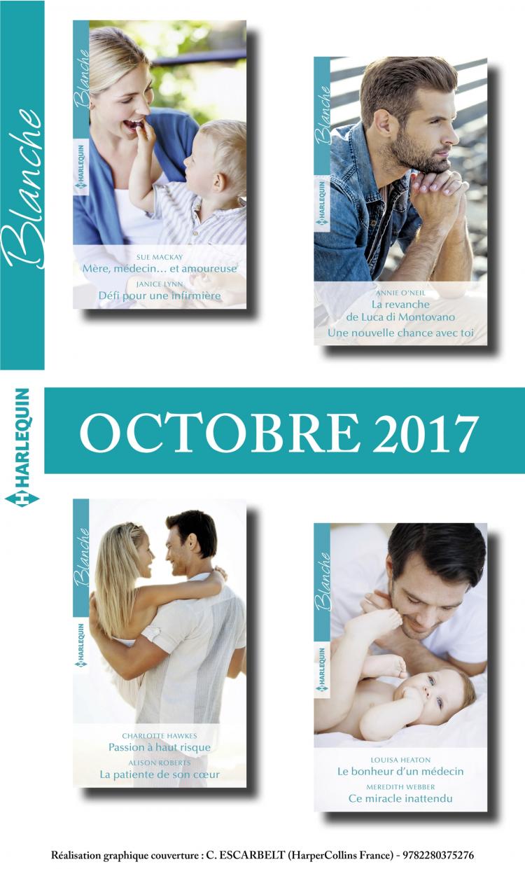 Pack mensuel Blanche : 8 romans (octobre 2017)