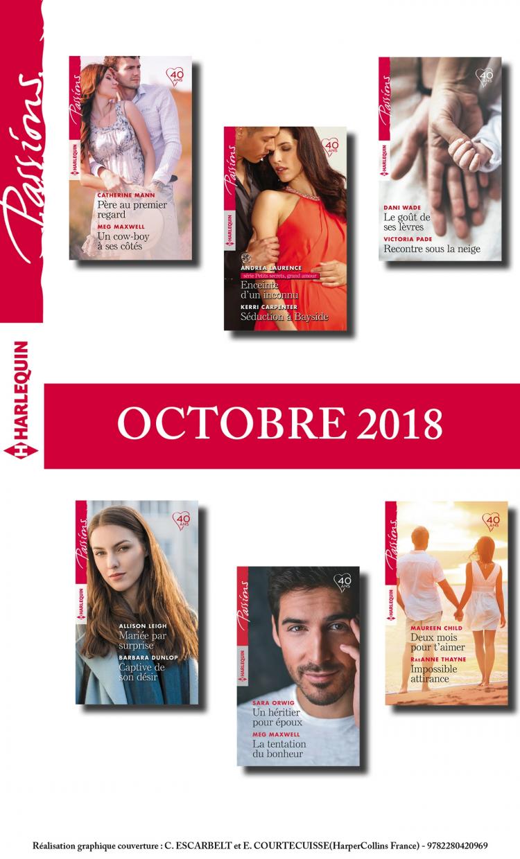Pack mensuel Passions : 12 romans (octobre 2018)