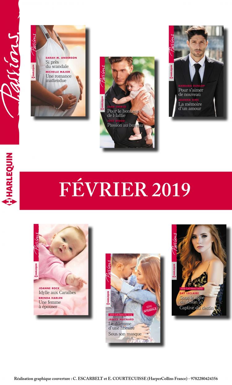 Pack mensuel Passions : 12 romans (février 2019)