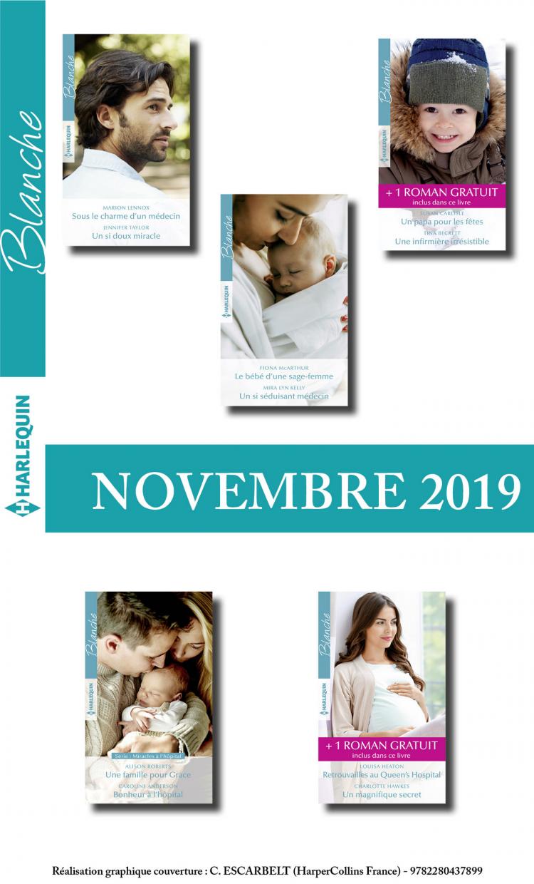 Pack mensuel Blanche : 10 romans + 2 gratuits (Novembre 2019)