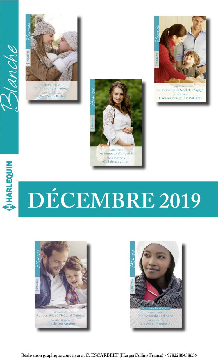 Pack mensuel Blanche : 10 romans (Décembre 2019)