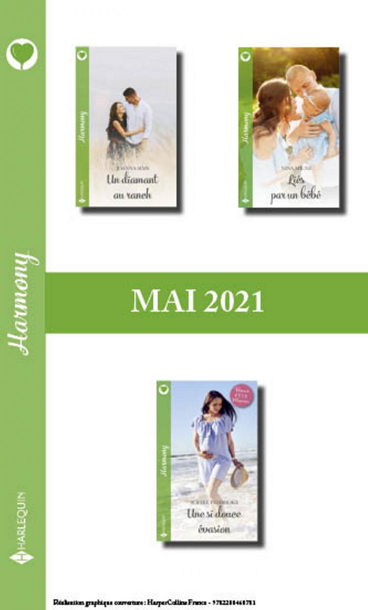 Pack mensuel Harmony : 3 romans (Mai 2021)