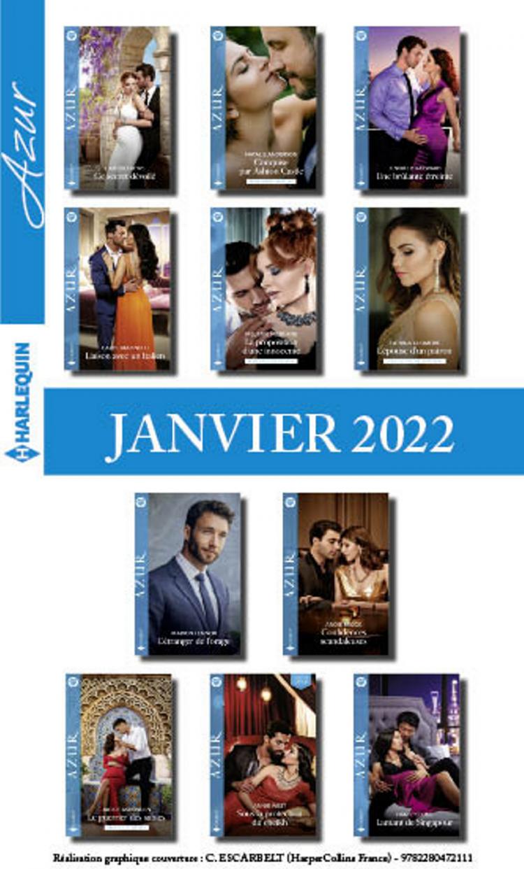 Pack mensuel Azur - 11 romans (Janvier 2022)