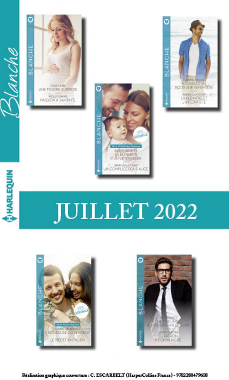 Pack mensuel Blanche: 10 romans (Juillet 2022)