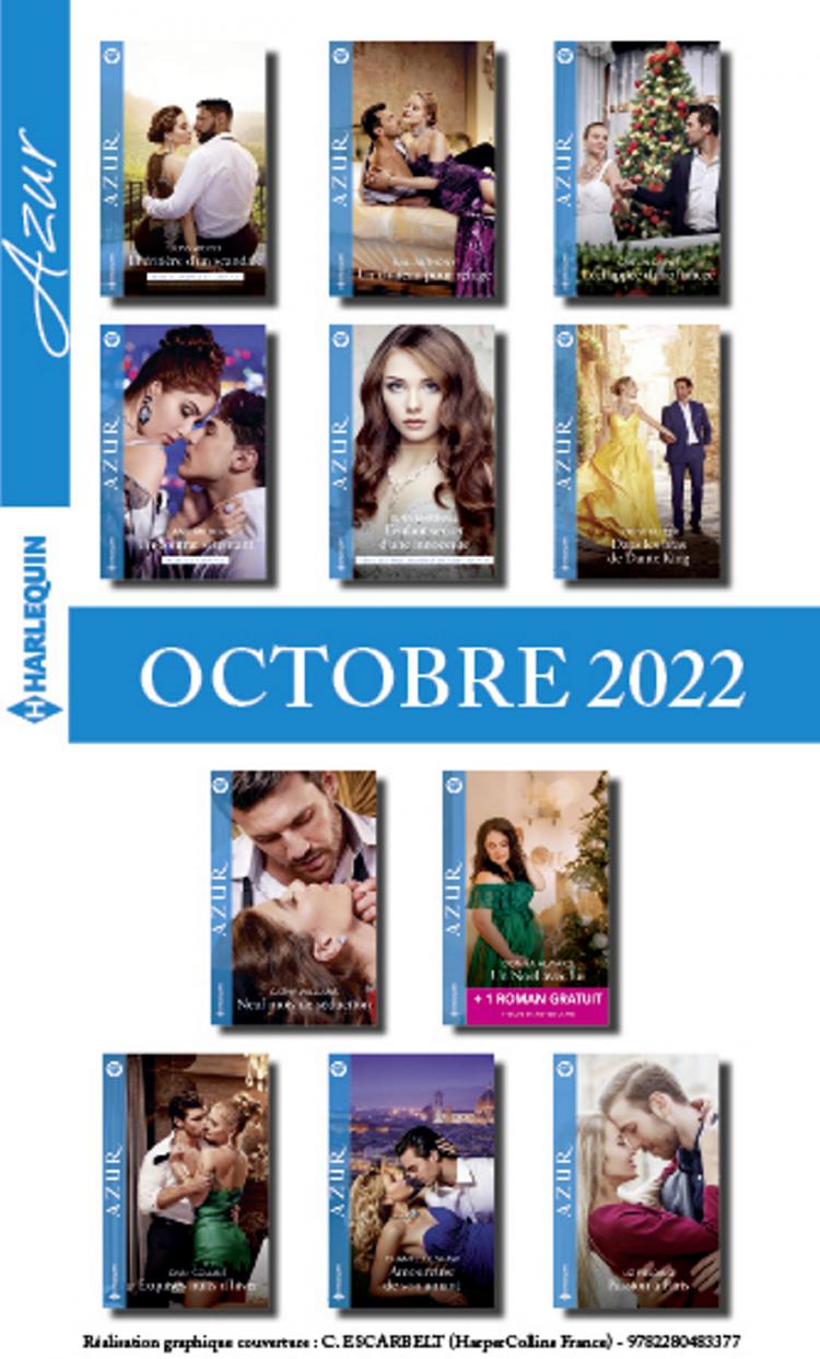Pack mensuel Azur - 11 romans + 1 titre gratuit (Octobre 2022)