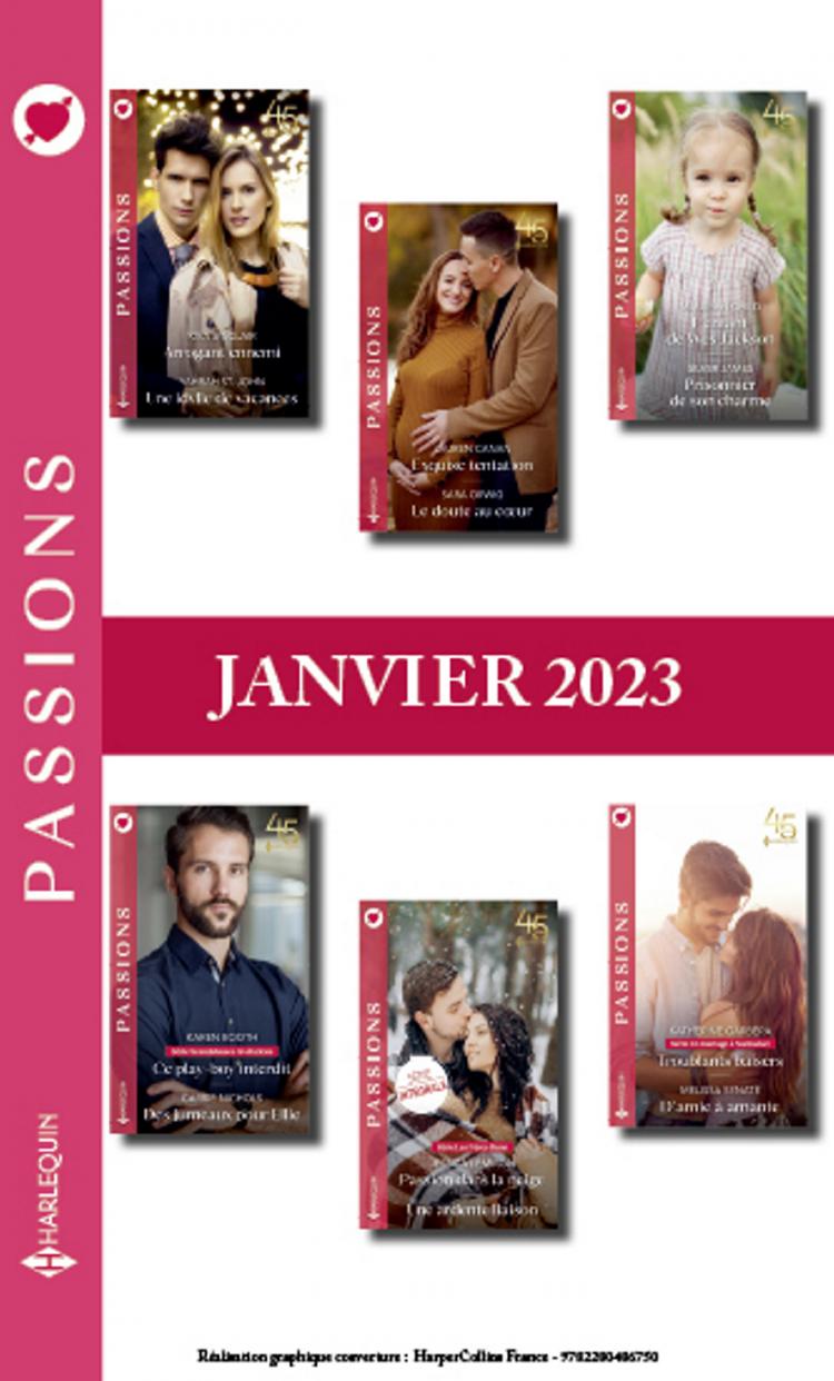 Pack mensuel Passions - 12 romans (Janvier 2023)