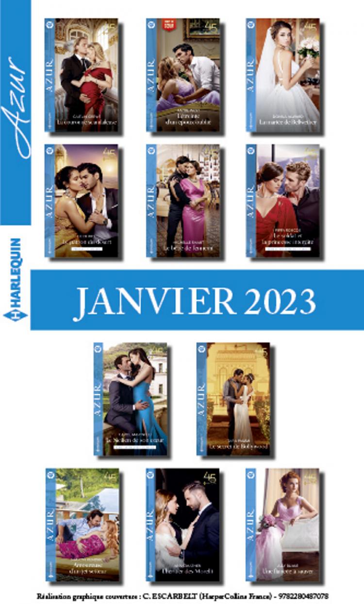 Pack mensuel Azur - 11 romans (Janvier 2023)