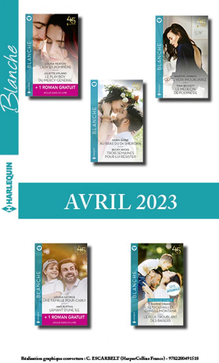 Pack mensuel Blanche - 10 romans + 2 titres gratuits (Avril 2023)