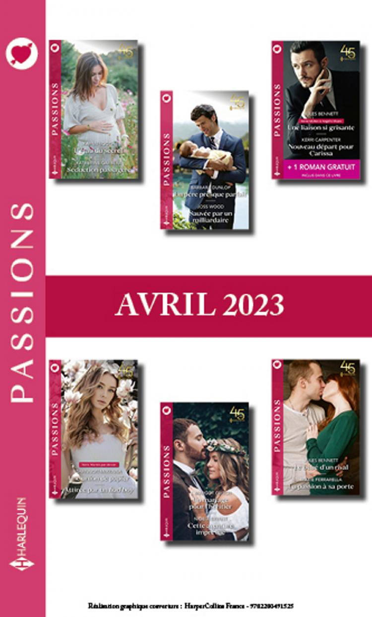 Pack mensuel Passions - 12 romans + 1 titre gratuit (Avril 2023)