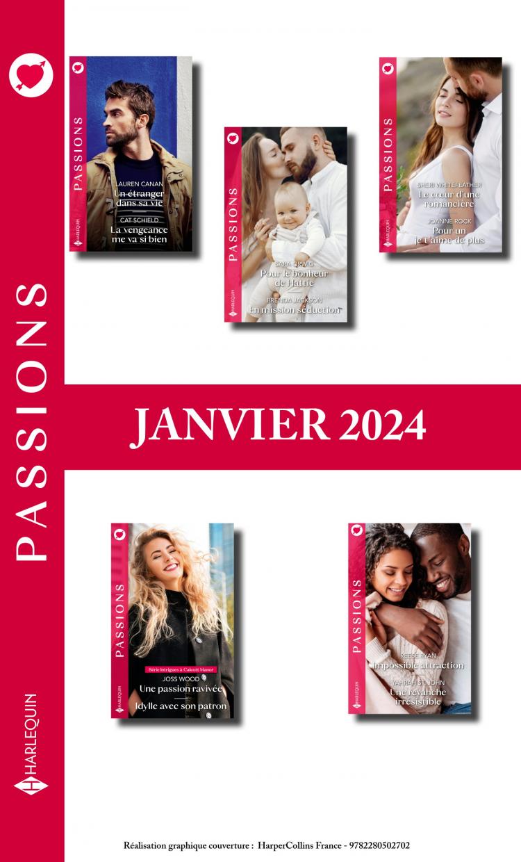 Pack mensuel Passions - 10 romans (Janvier 2024)