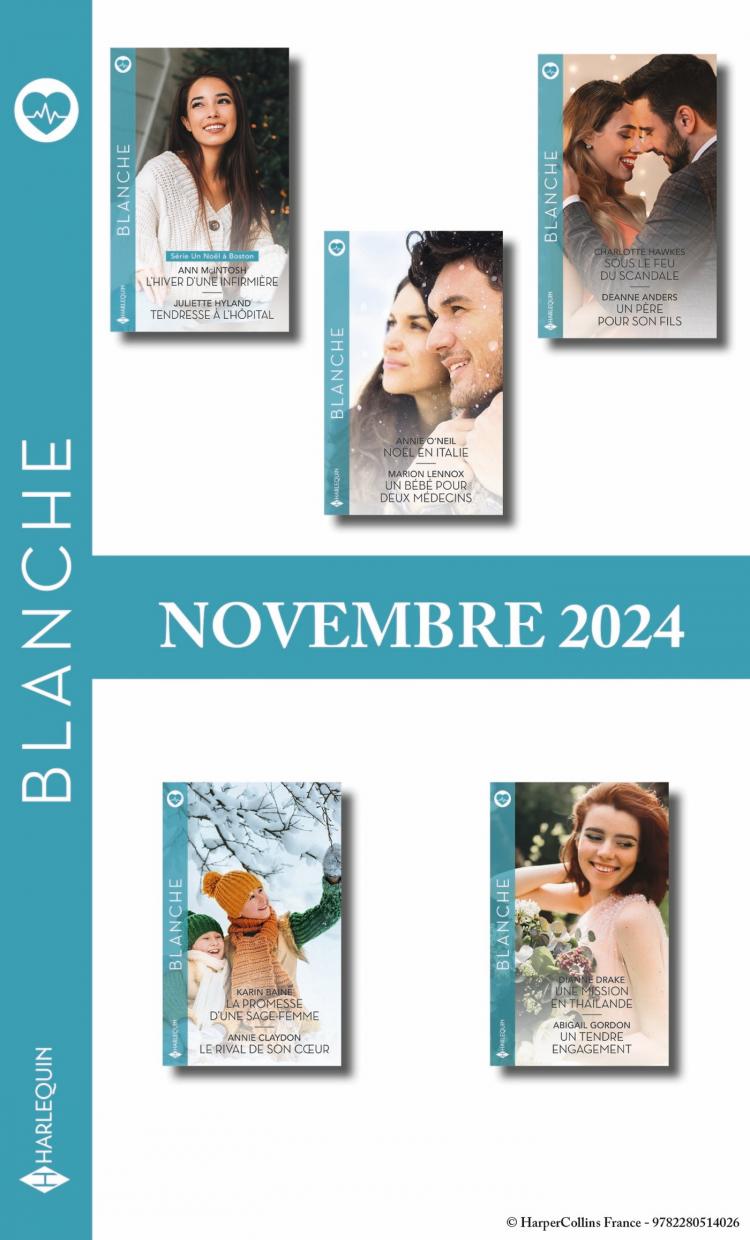 Pack mensuel Blanche - 10 romans (Novembre 2024)