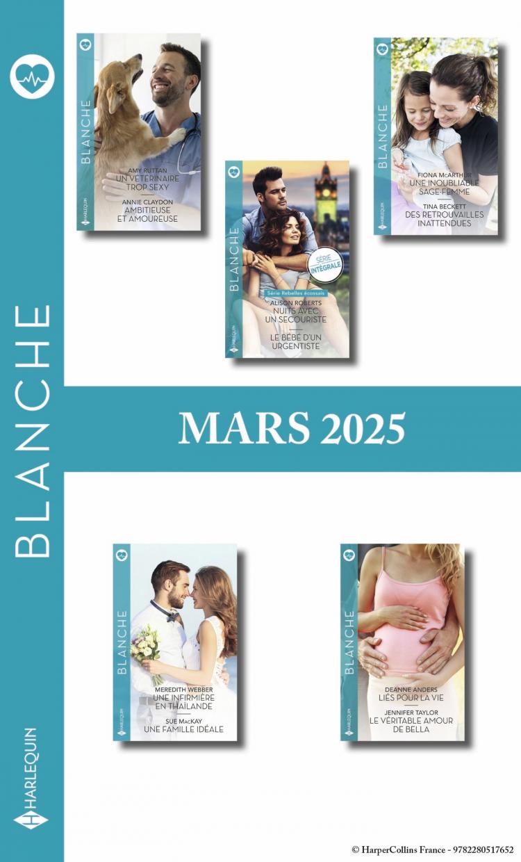Pack mensuel Blanche - 10 romans (Mars 2025)